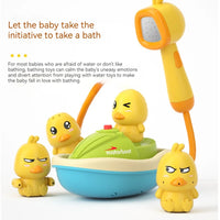Cute Duck Bathtub Boat Toy
