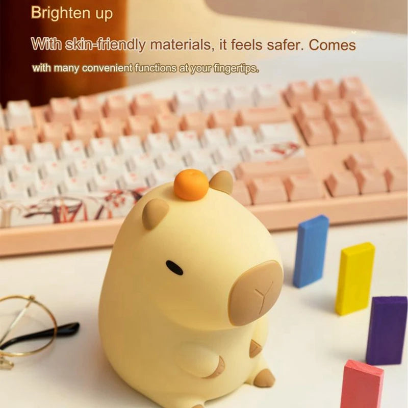 Cute Capybara Led Night Light