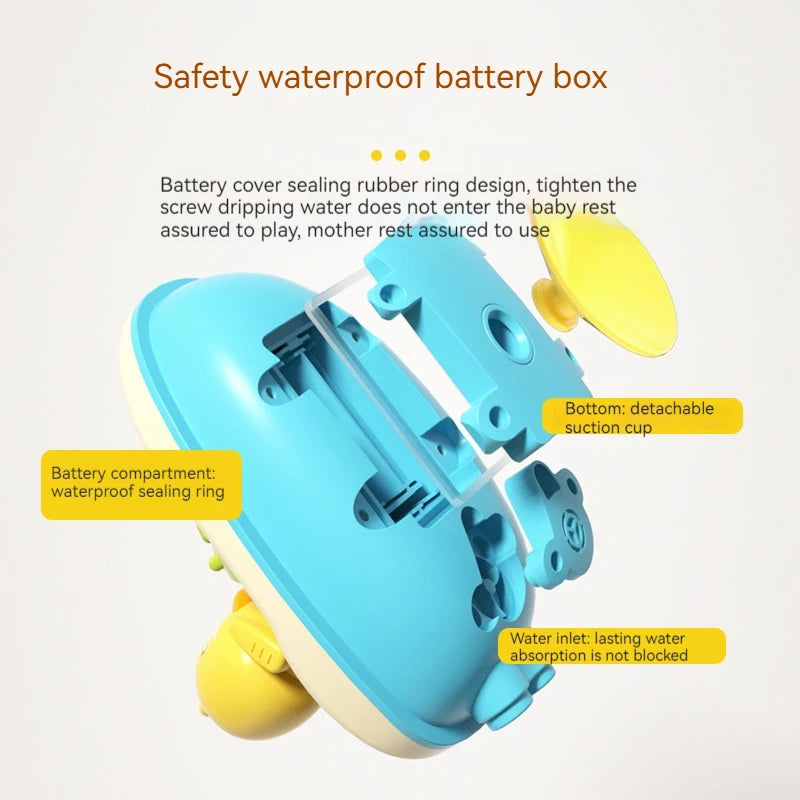 Cute Duck Bathtub Boat Toy