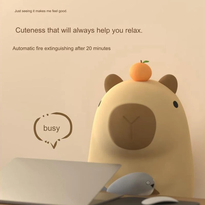 Cute Capybara Led Night Light