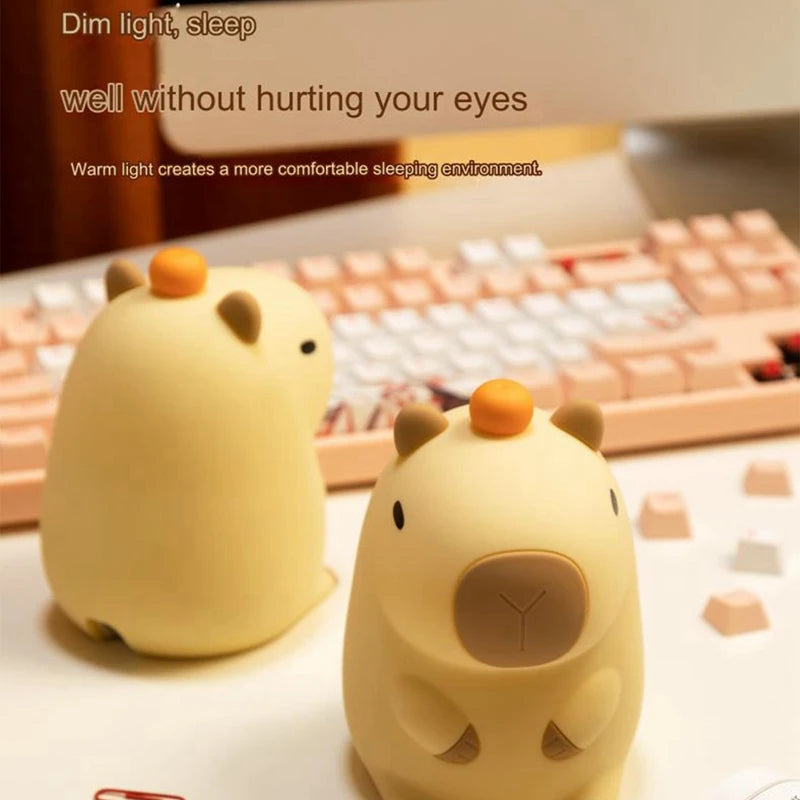 Cute Capybara Led Night Light