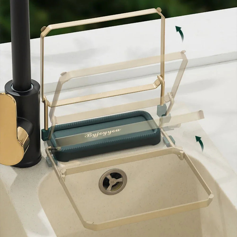 Mounted Kitchen Drain Filter With Collapsible Basket