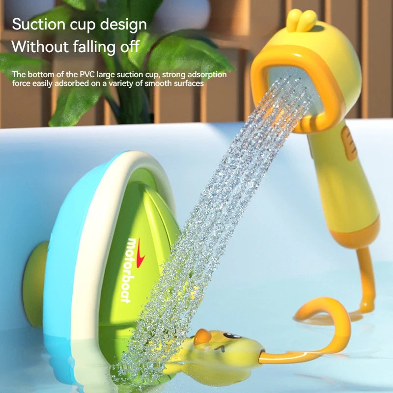 Cute Duck Bathtub Boat Toy